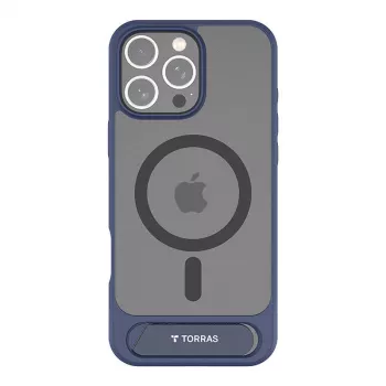 Torras Pstand serijos dėklas iPhone 16 Pro – mėlynas plonas lengvas apsauginis dangtelis