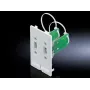 Kištukinis lizdas Rittal 2482.540 — 2× USB‑A, baltas, polikarbonatas, IP65