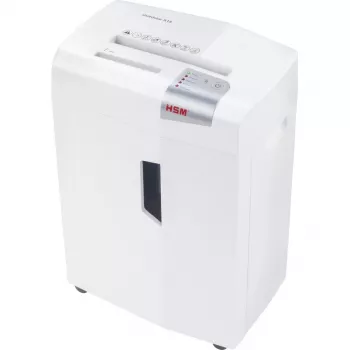Dokumentų smulkintuvas HSM X15, dalelių pjovimas P-4, 23 cm darbinis plotis, 16 lapų talpa, 26 l dėžė, sidabrinis