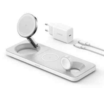 Anker MagGo Universal Balta USB Wireless Charging Fast Charging vidinis