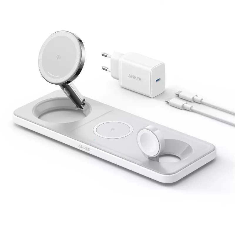 Anker MagGo Universal Balta USB Wireless Charging Fast Charging vidinis