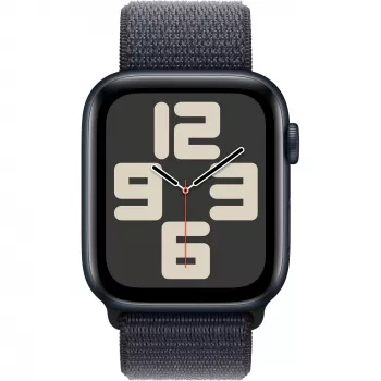 APPLE Watch SE GPS + Cellular 44mm Vidurnakčio aliuminio korpusas su Ink sportine kilpa