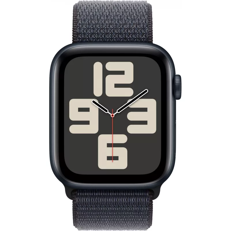 APPLE Watch SE GPS + Cellular 44mm Vidurnakčio aliuminio korpusas su Ink sportine kilpa