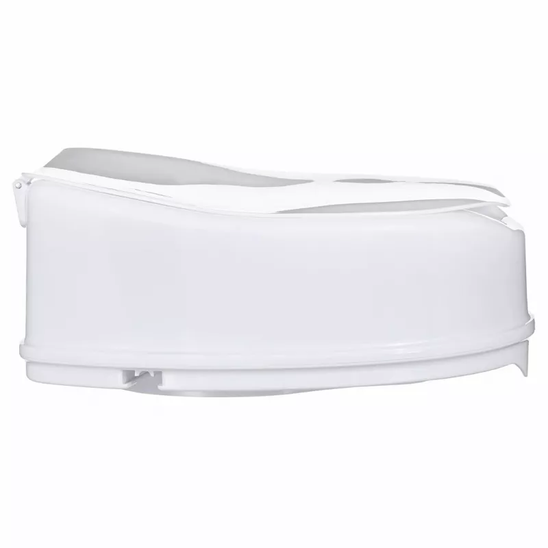 Pakeliamo tualeto sėdynės priedas ActionMed NT15AM — prailginimas, 15 cm aukštis, polipropilenas, užrakinamas, maks. apkrova 180 kg, vidinė anga 210×268 mm, plotis 360 mm