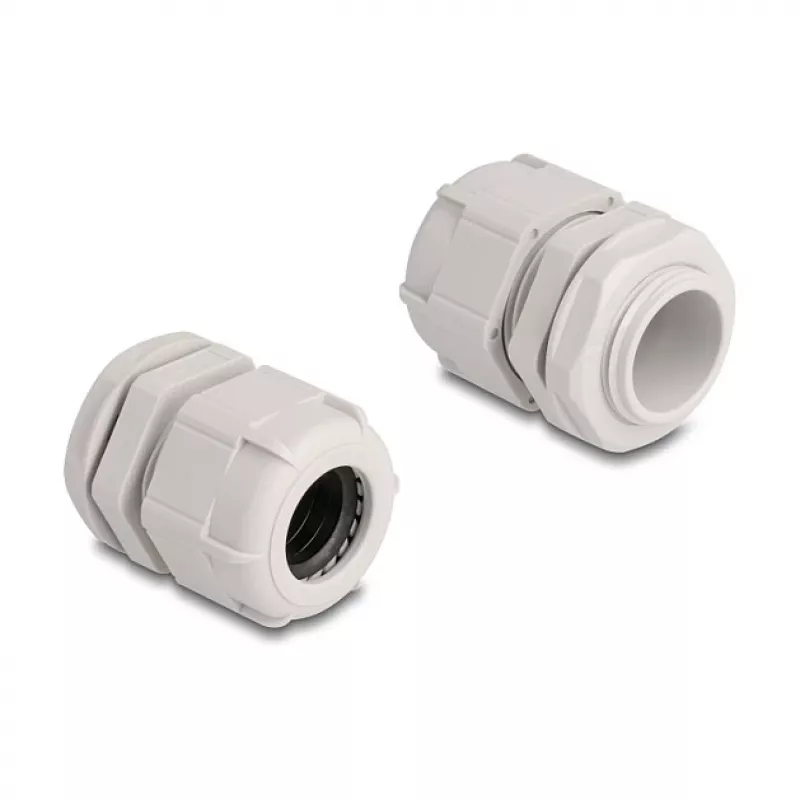 Kabelio sandariklis M25 DELOCK 10 vnt., plastikas, pilkas