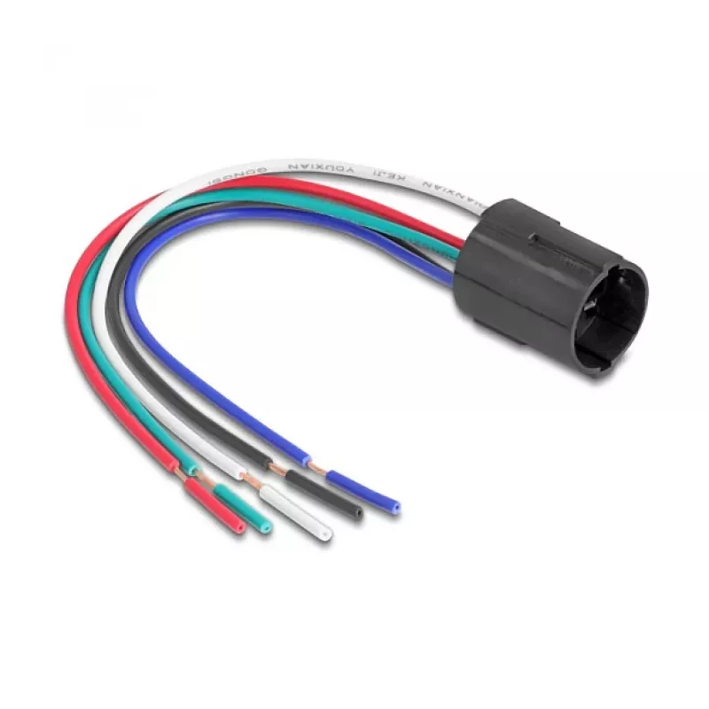 Smeigtukinė jungtis DeLOCK 90793, elektrinio laido jungtis 230V 24mm
