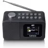 Stalinis radijas Lenco CR-625BK — FM/AM imtuvas su Bluetooth, juodas