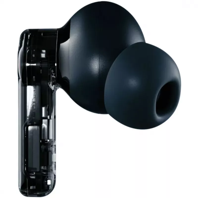Nothing Ear ausinės True Wireless Stereo (TWS) į ausis įdedamos skambučiams / muzikai Bluetooth juodos – permatomos (A10600061)