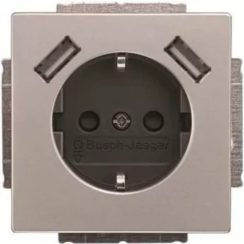 BJ 20 EUCB2USB-866 SCHUKO-/2x USB kištukinis lizdas (2CKA002011A6283)