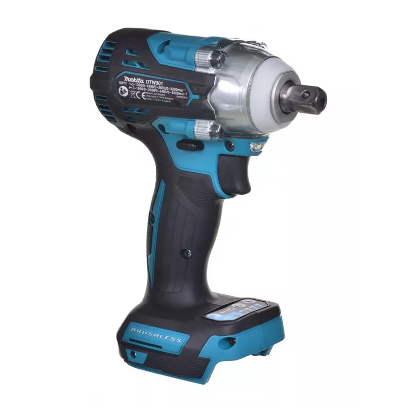 MAKITA DTW301Z elektrinis smūginis suktuvas / smūginis variklis 1/2 18V juodas, mėlynas