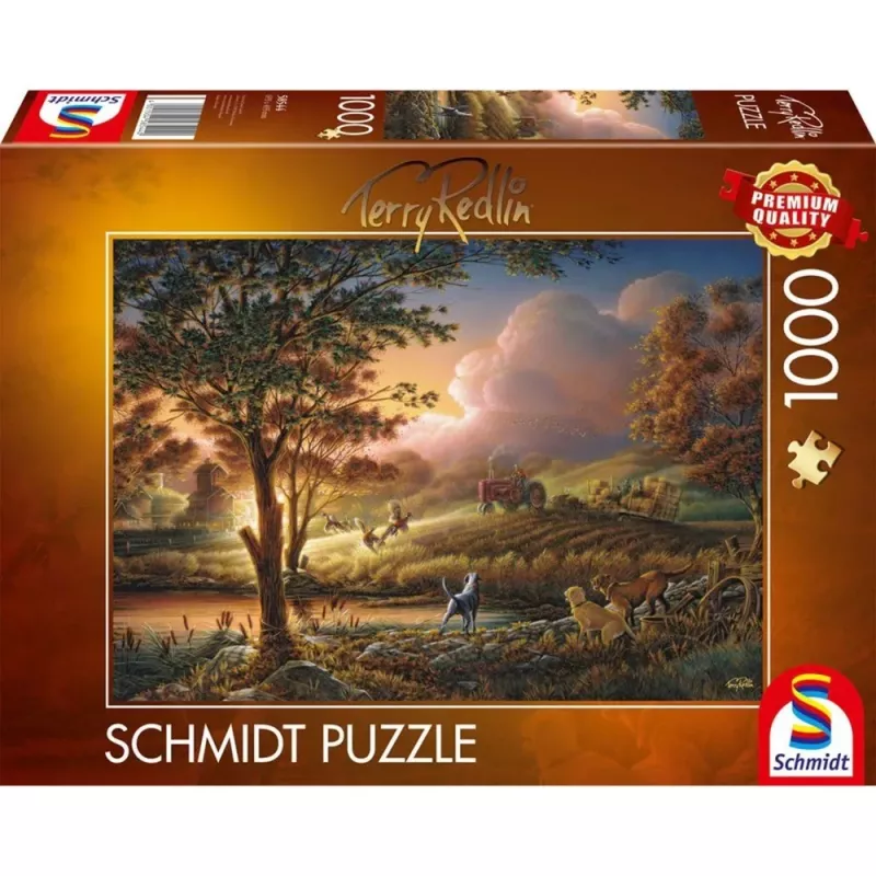 Terry Redlin: Sonnengold over ripe fields, Puzzle 1000 Pieces