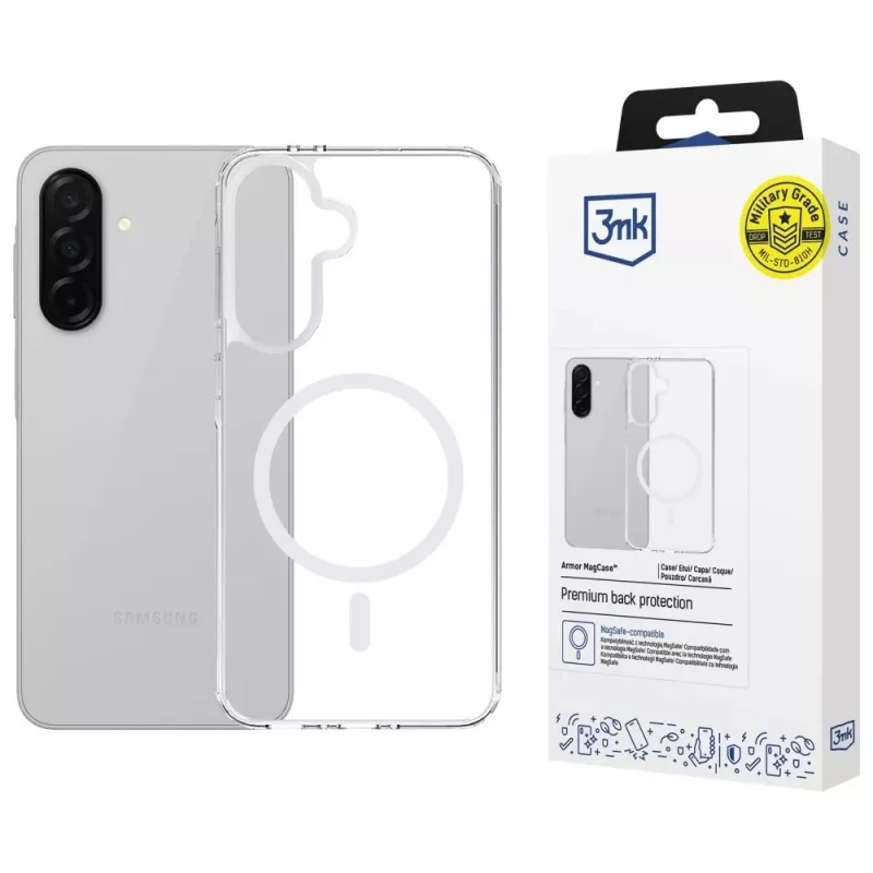 Armor MagCase Sasmugn A56 MagSafe skaidrus