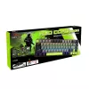 Mechaninė klaviatūra MEDIA-TECH MT1260 Red Core MX60, 60 % formos koeficientas, CHERRY MX Red jungikliai, RGB apšvietimas, USB, žalia