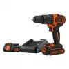 Juoda & Decker BDCHD18K1B2-QW grąžtas 1400 aps./min.