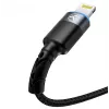 USB į Lightning duomenų laidas Tellur 1,2 m nailono pynė juodas