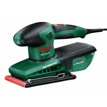 Bosch PSS 200 AC orbitinis šlifuoklis 24000 svyravimų per minutę juoda, žalia 200 W