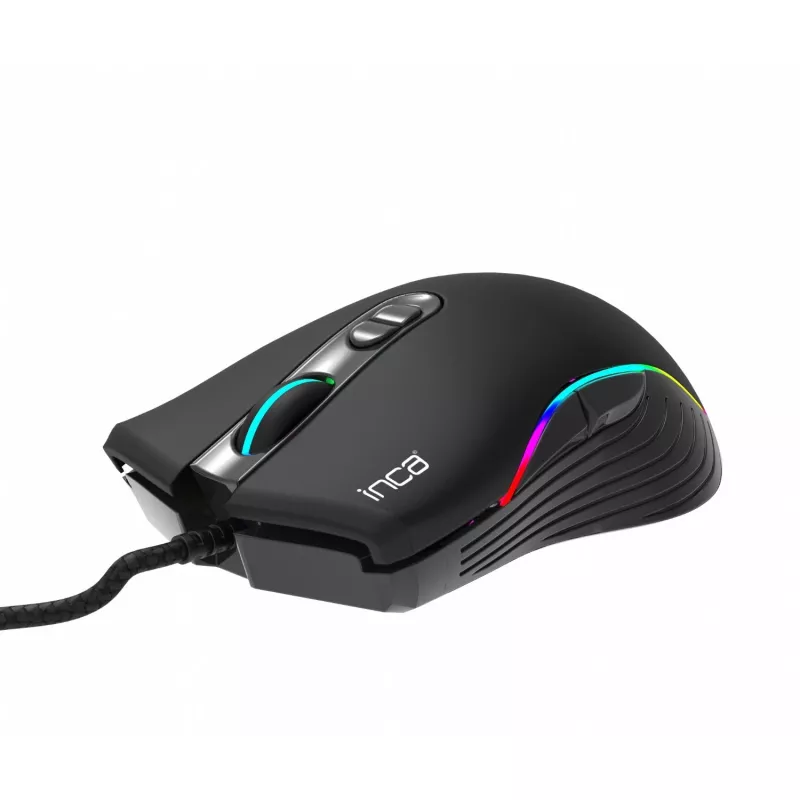 INCA Gaming pelė IMG-GT15 4800 DPI. RGB. 7 Buttons. USB. SW retail