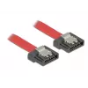 DeLOCK SATA kabelis 0,3 m SATA III 7 kontaktų raudonas