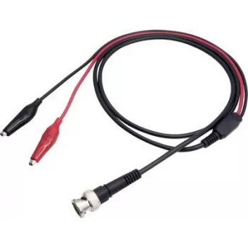 VOLTCRAFT BNC bandomasis laidas 114 cm juodas, raudonas MSC-100 (MSC-100)
