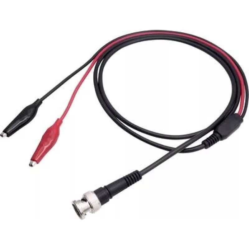 VOLTCRAFT BNC bandomasis laidas 114 cm juodas, raudonas MSC-100 (MSC-100)