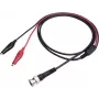 VOLTCRAFT BNC bandomasis laidas 114 cm juodas, raudonas MSC-100 (MSC-100)