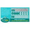 Vonios kilimėlis Beldray LA032647LGRYUFFEU7 Antibac Chevron memory foam, antibakterinis, pilkas