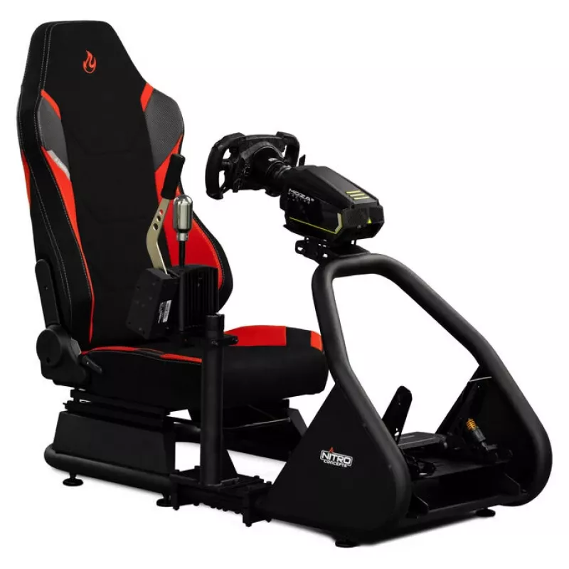 Žaidimų kėdė Nitro Concepts S-Racer GAZU-1012 — ergonomiškas dizainas, reguliuojami porankiai