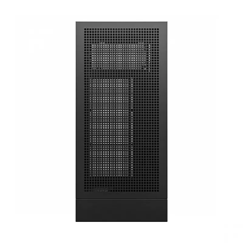 PC korpusas DeepCool CH170 PLUS Tower Juoda — micro-ATX/mini-ITX, grūdintas stiklas, USB-C, viršuje montuojamas PSU
