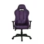 Žaidimų kėdė Arozzi Torretta SoftFabric Purple — ergonomiškas dizainas, reguliuojami porankiai, atlošiama atloša