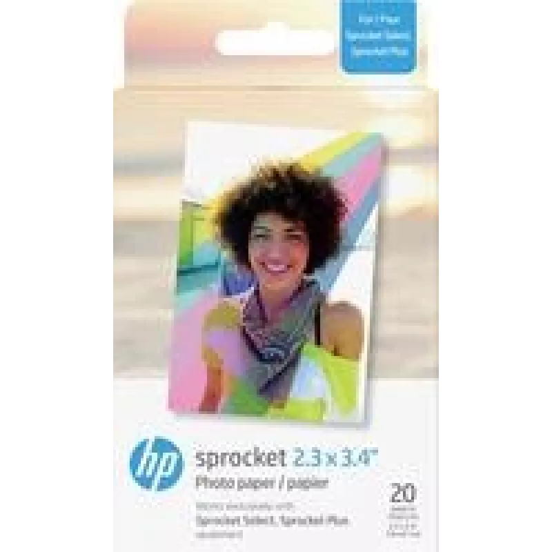 Foto popierius HP Sprocket Plus 5,8 x 8,6 cm (20 lapų) momentiniam mobiliajam spausdinimui