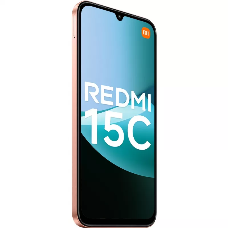 Xiaomi Redmi 15C 4G išmanusis telefonas 4 GB RAM 256 GB, dvi SIM, oranžinis
