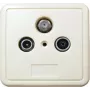 Antenos lizdas ShiverPeaks 83905-10DCSETL BK ir SAT jungtims