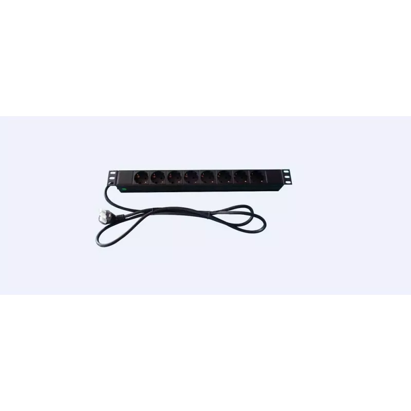 Microconnect CABINETACC23 maitinimo skirstytuvas (PDU) 8 kintamosios srovės lizdai 1U juodas