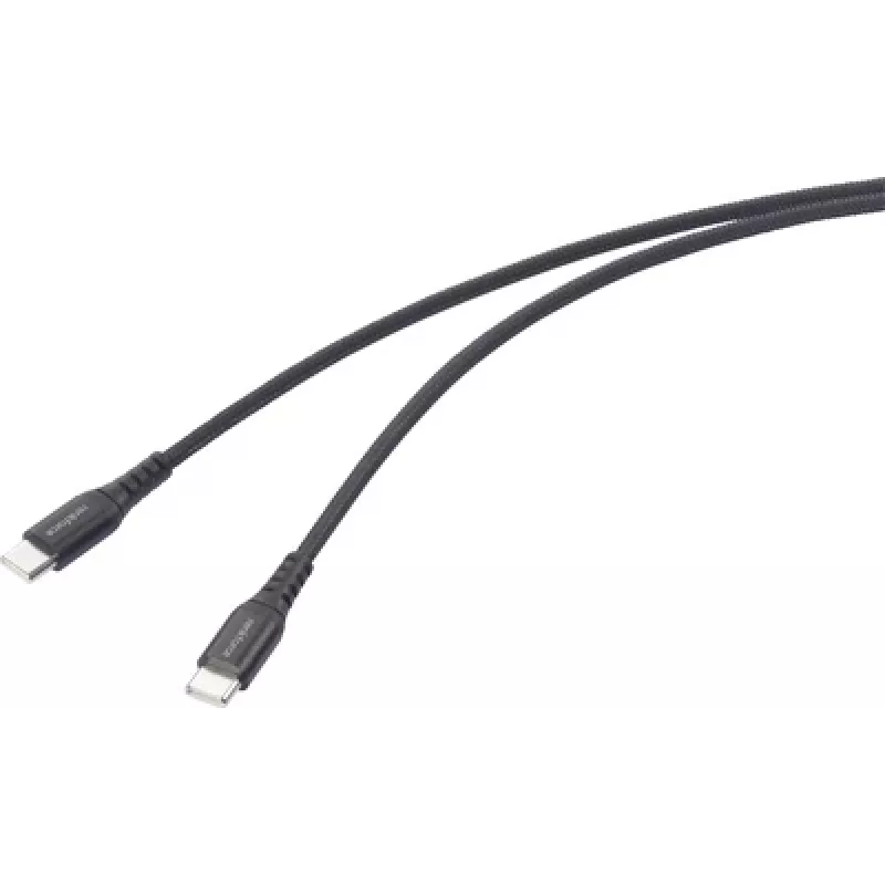 Renkforce RF-6872330 USB laidas, juodas