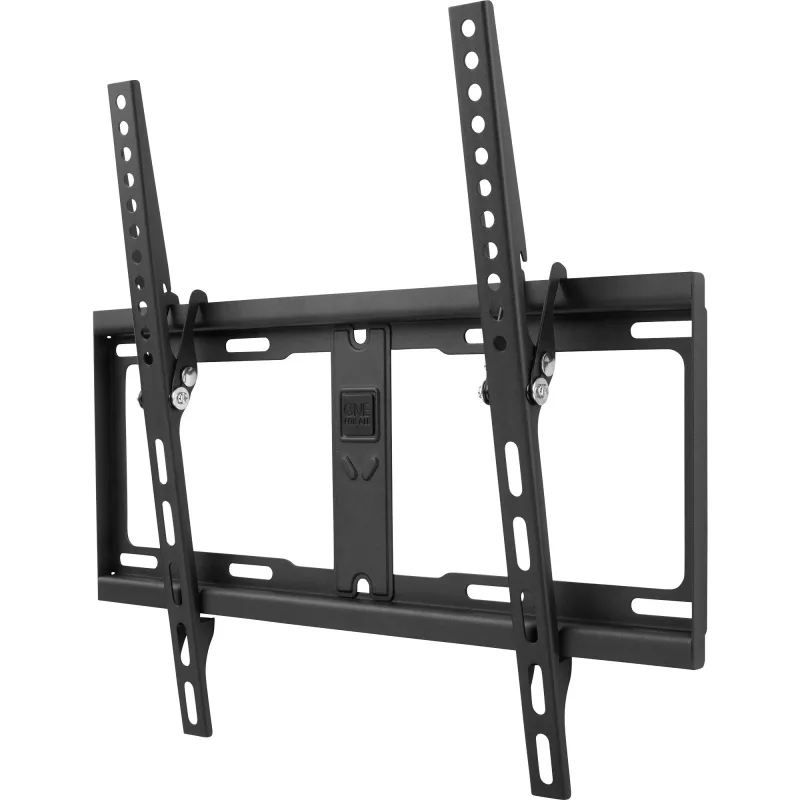 “ONE FOR ALL” sieninis laikiklis, WM 4421, 32–60 colių, pakreipiamas, maksimali apkrova 100 kg, VESA 100x100, 200x100, 200x200, 300x200, 300x300, 400x200, 400x300, 400x400 mm, juodas