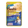 Drėgnas kačių skanėstas INABA Dashi Delights Delicate Flakes vištiena su tunu 40 g maišelis