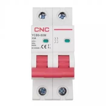 Miniatiūrinis automatinis jungiklis HiSmart NV821488 2P 10A C klasė