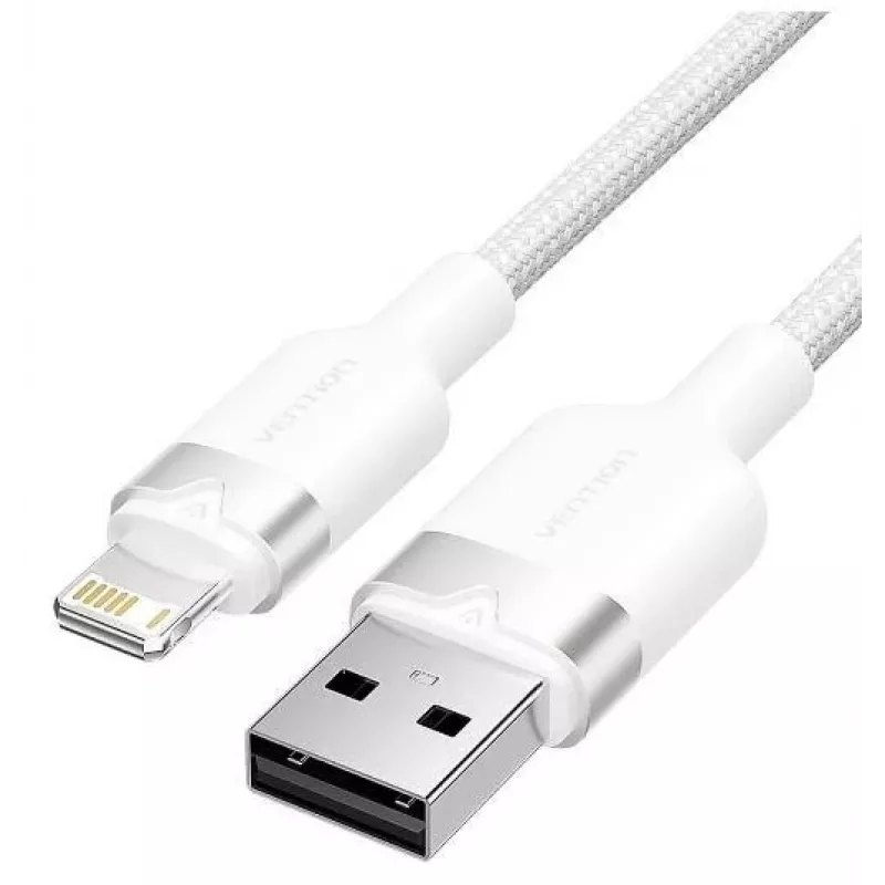 Lightning laidas Vention LANWF — 1 m, USB-A į Lightning, baltas