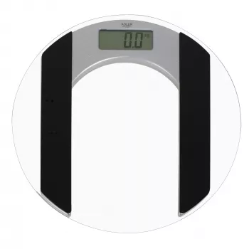 Adler | Kūno sudėties svarstyklės | Maksimalus svoris (talpa) 150 kg | Tikslumas 100 g | Stiklas