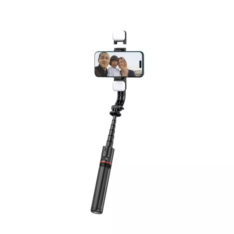 Tech-Protect L05S asmenukų lazda, stovas, LED lemputė, Bluetooth nuotolinio valdymo pultelis