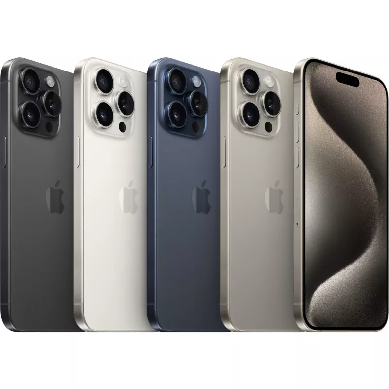 „Apple iPhone 15 Pro Max 256GB – mėlynas titanas“