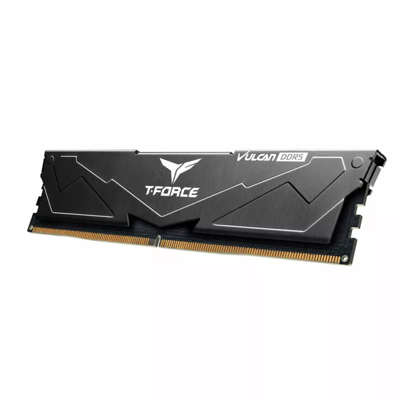 T-FORCE Vulcan - DDR5 - rinkinys - 32 GB: 2 x 16 GB - DIMM 288-PIN - 3000 MHz / PC5-48000 - CL30 - 1,35 V - be buferio - on-die ECC - juoda (FLBD532G6000HC30DC01)