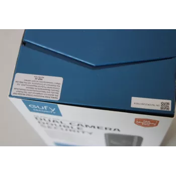 Vaizdo durų skambutis Eufy Doorbell 2 Pro — modelis T8213G11SO, juodas, atnaujintas (subraižytas viršus)