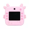 Extralink rinkinys | Terminis spausdintuvas EPP-005 Pink + terminis popierius 3 rulonai | gelsvai ruda