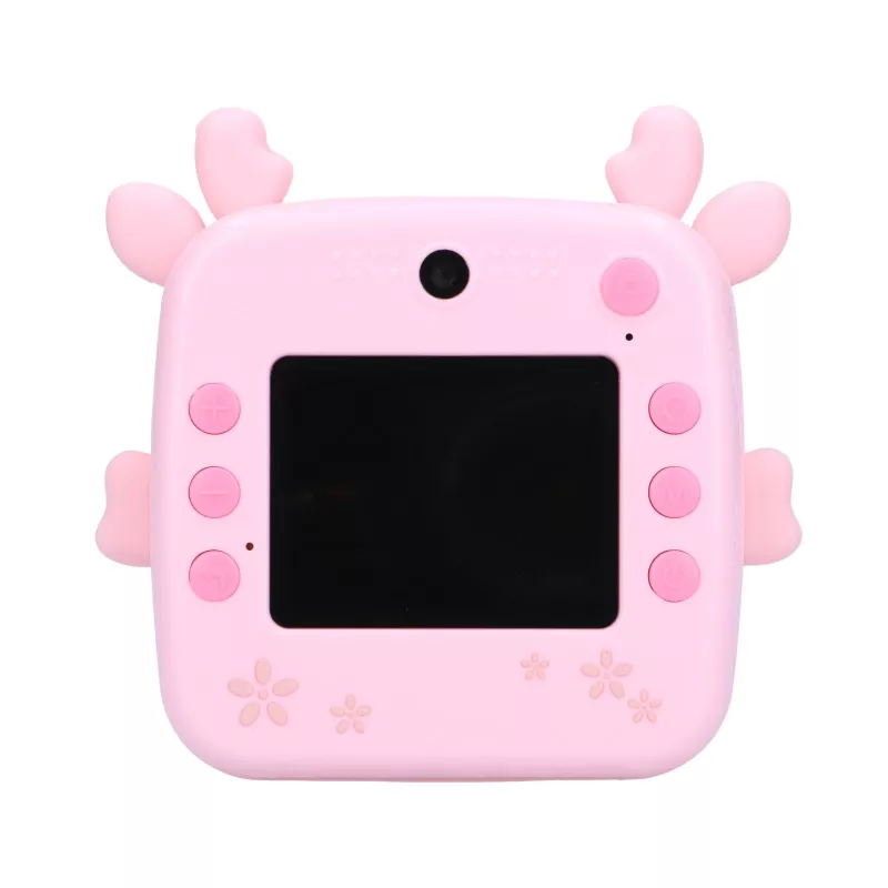 Extralink rinkinys | Terminis spausdintuvas EPP-005 Pink + terminis popierius 3 rulonai | gelsvai ruda