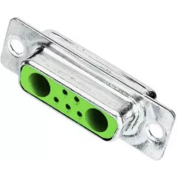 Laidinė jungtis D-Sub 2 Harting 09 69 201 5072 žalia metalinė