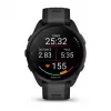 Garmin Forerunner 165 Music - Juoda - Sportinis laikrodis su dirželiu - Silikonas - Tamsiai pilka - Riešo dydis: 126-203 mm - Ekranas 3 cm (1.2) (010-02863-30)