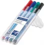 Marker Staedtler Lumocolor correctable 305 4 vnt. Žalia Juoda Mėlyna Raudona