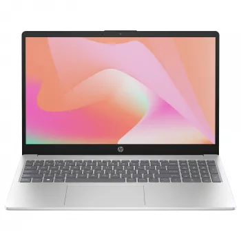 HP 15-fd0061ng CU5 120U/16GB/512SSD/FreeDOS sidabrinis - klaviatūros išdėstymas gali būti vokiškas