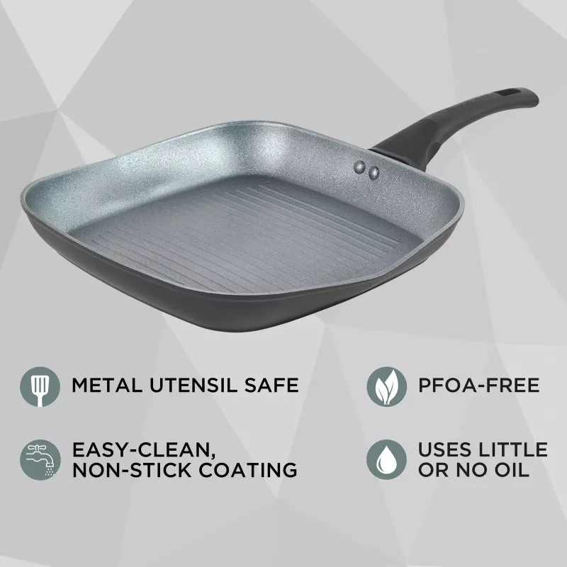 Kepimo plokštė Russell Hobbs RH01861EU7 28 cm Crystaltech – nelimpanti kepimo zona, plokščia kepimo keptuvė